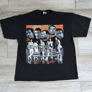 New Kids On The Block Y2K 2008 Tour T-shirt NKOTB '08 Tour Shirt
